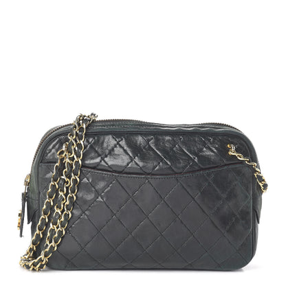 Chanel Lambskin Quilted Camera Case Black 1 of 15