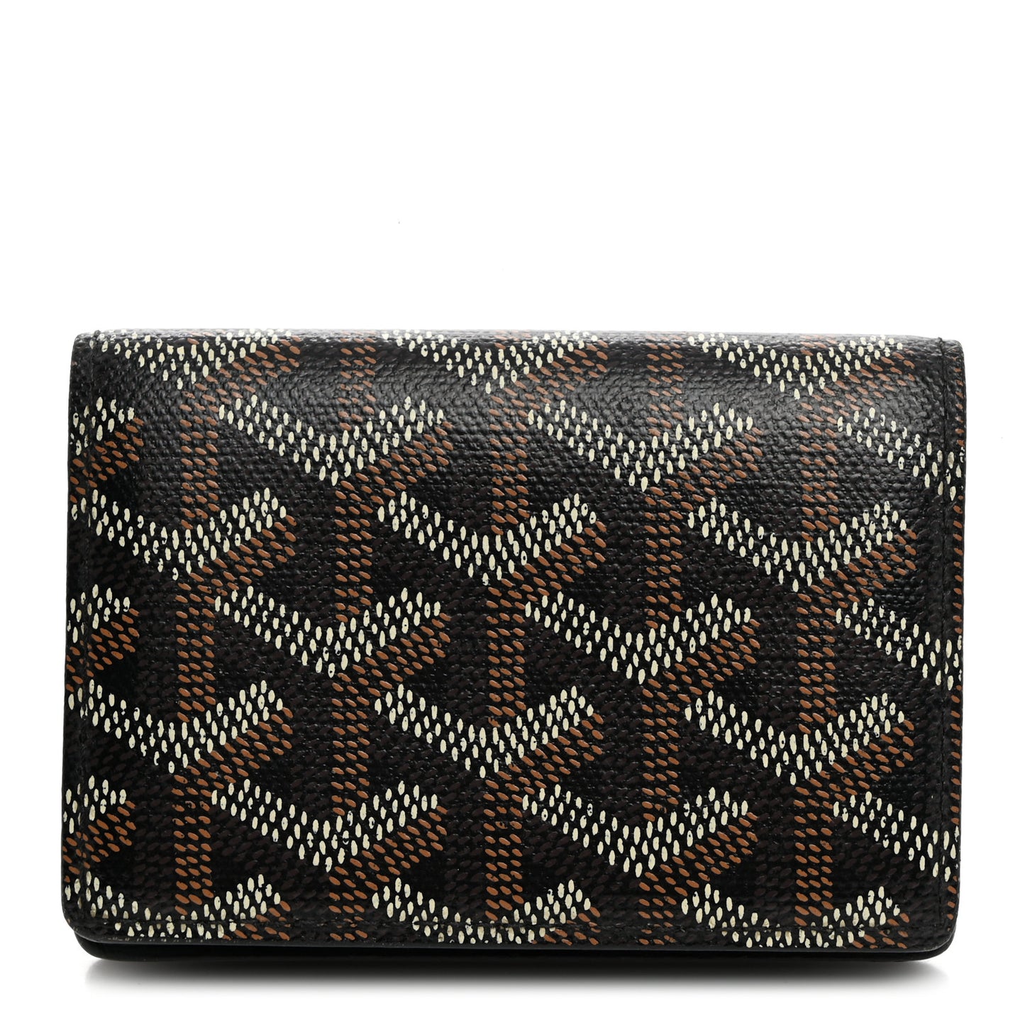 Goyardine Business Card Holder Black