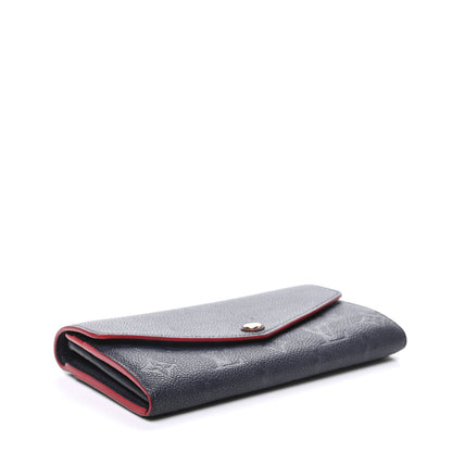Louis Vuitton Empreinte Sarah Wallet NM Marine Rouge 4 of 9