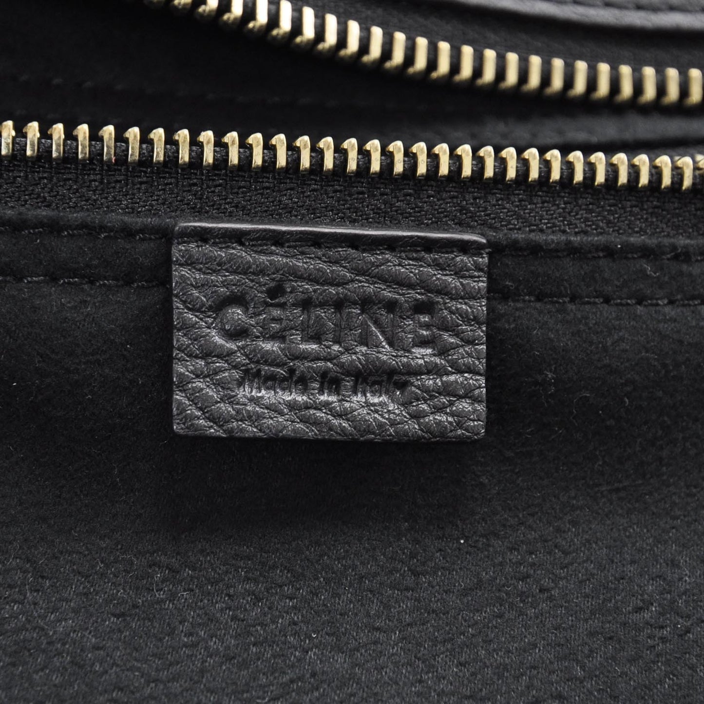 Pebbled Leather Mini Luggage Bag Anthracite