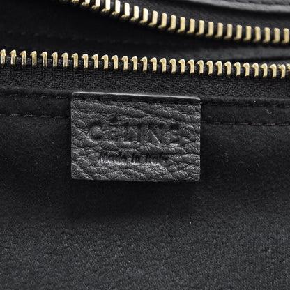 Celine Pebbled Leather Mini Luggage Bag Anthracite 8 of 10