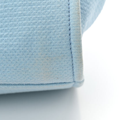 Chanel Mixed Fibers Medium Deauville Tote Light Blue 16 of 17