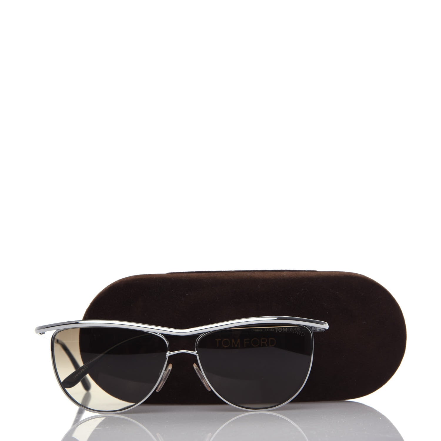 Tom Ford Helene TF182 Sunglasses Silver 7 of 7