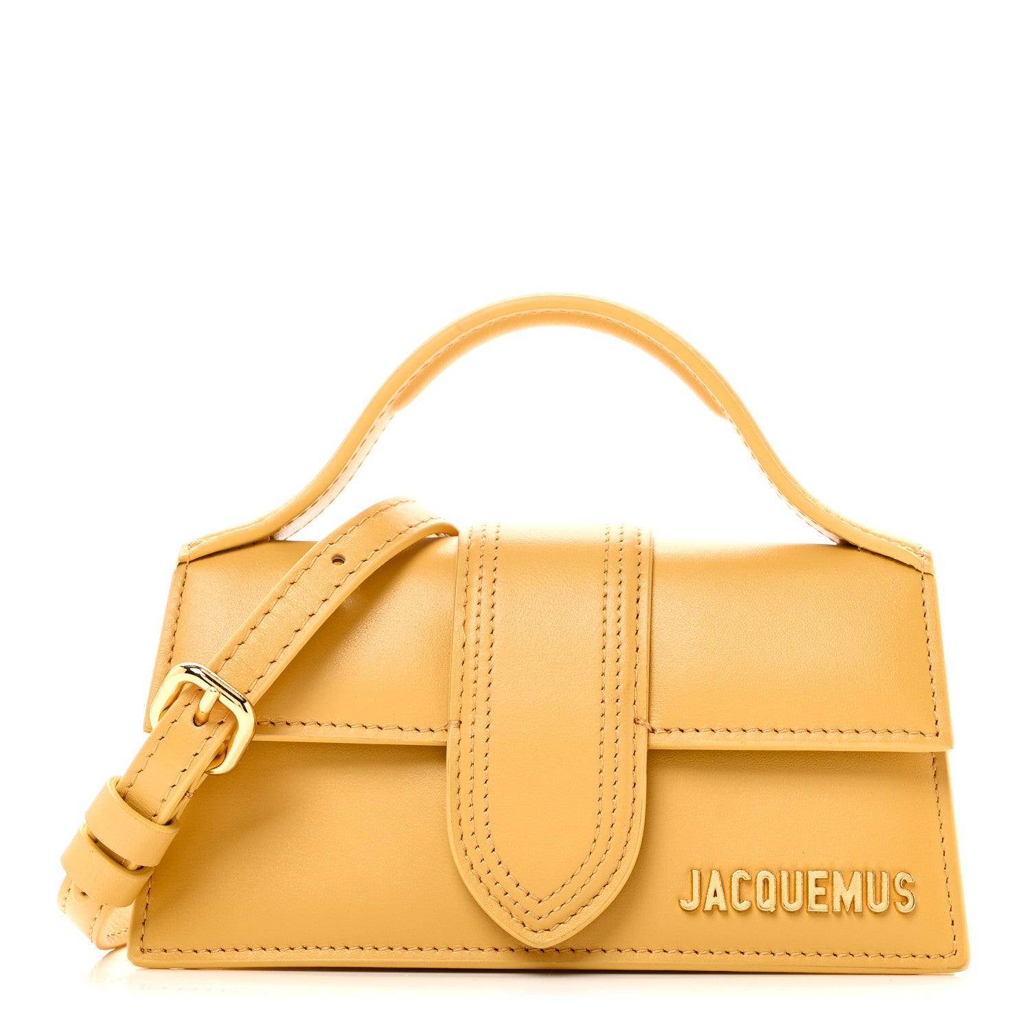 Jacquemus Smooth Calfskin Le Bambino Dark Yellow 1879355