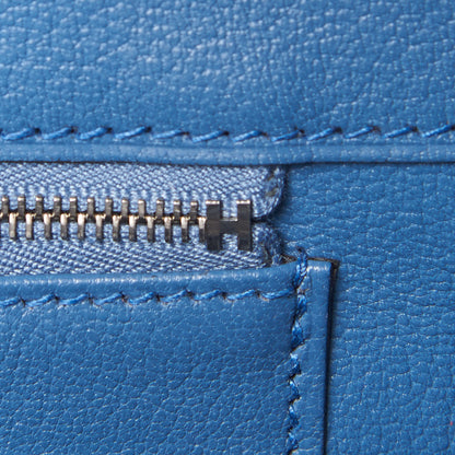 Hermes Togo Verso Birkin 35 Black Bleu Agate 19 of 31