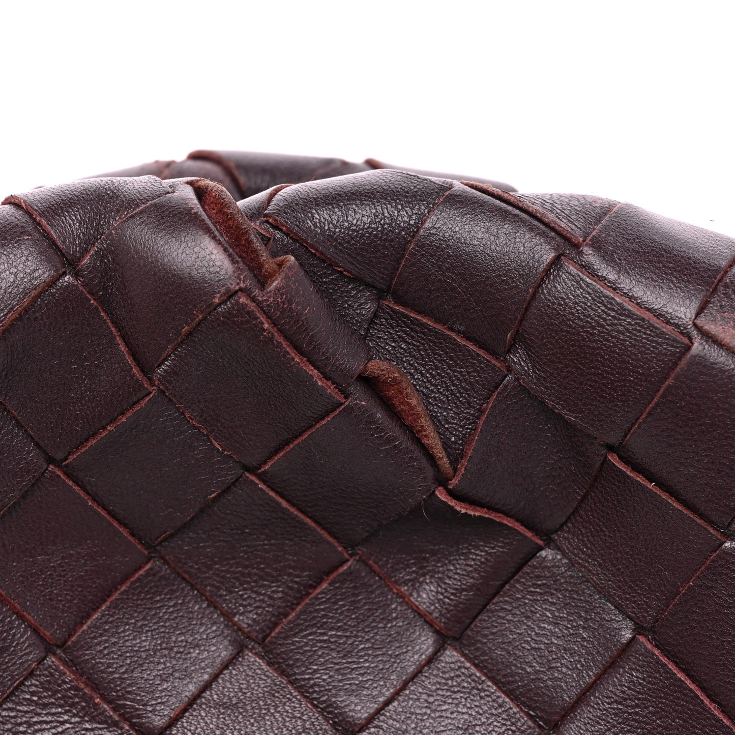 Nappa Intrecciato The Mini Pouch Grape