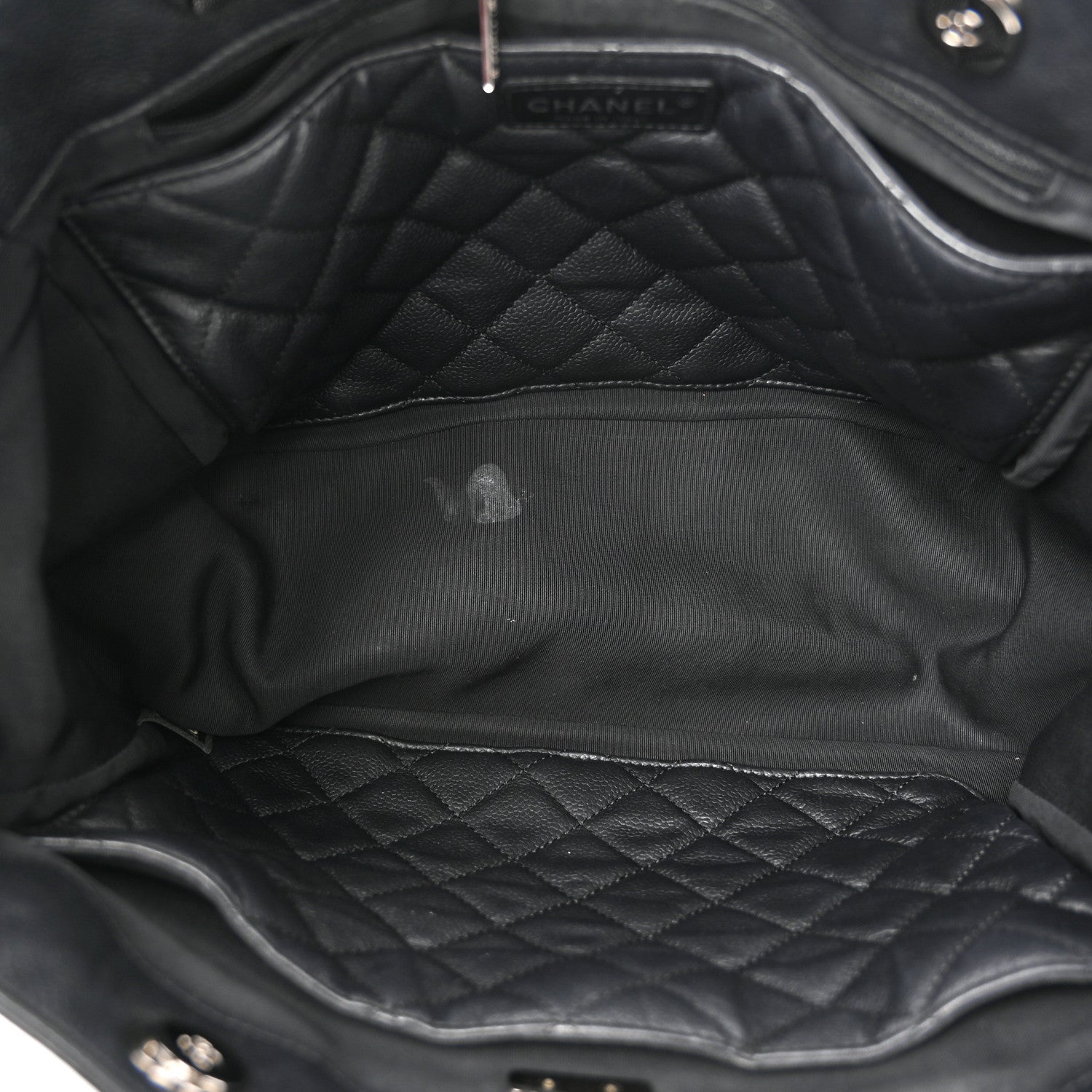 Chanel Caviar Quilted Large CC Box Shopping Tote Black 5 of 18