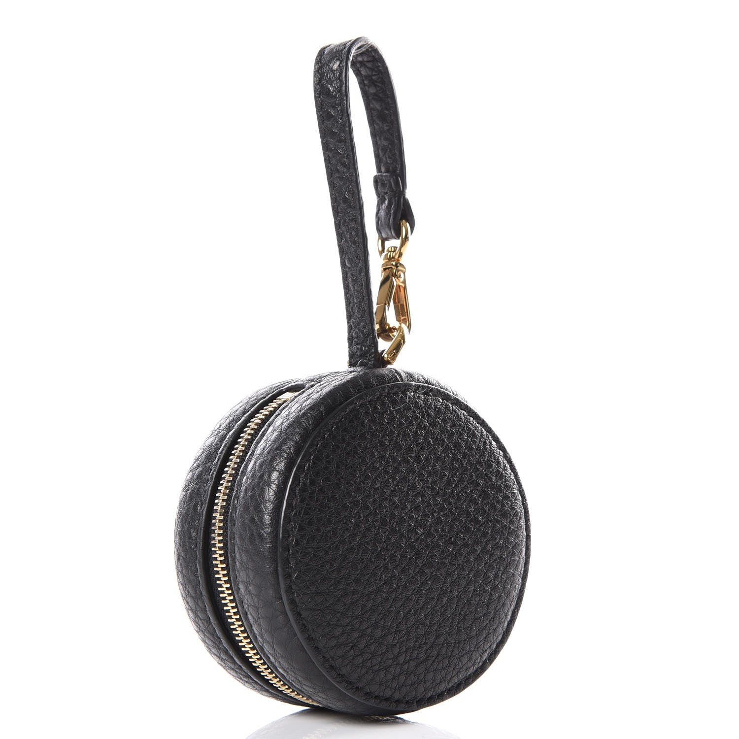 Fendi X FILA Calfskin Mania Tote Charm Black 2 of 7