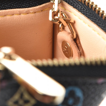 Louis Vuitton Monogram Multicolor Key Pouch Black 7 of 7