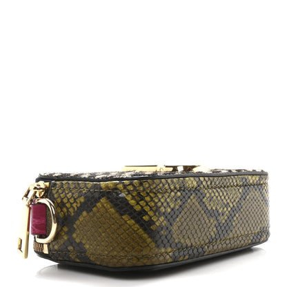 Marc Jacobs Calf Hair Crocodile Snakeskin Embossed Calfskin Snapshot Camera Bag Multicolor 4 of 10