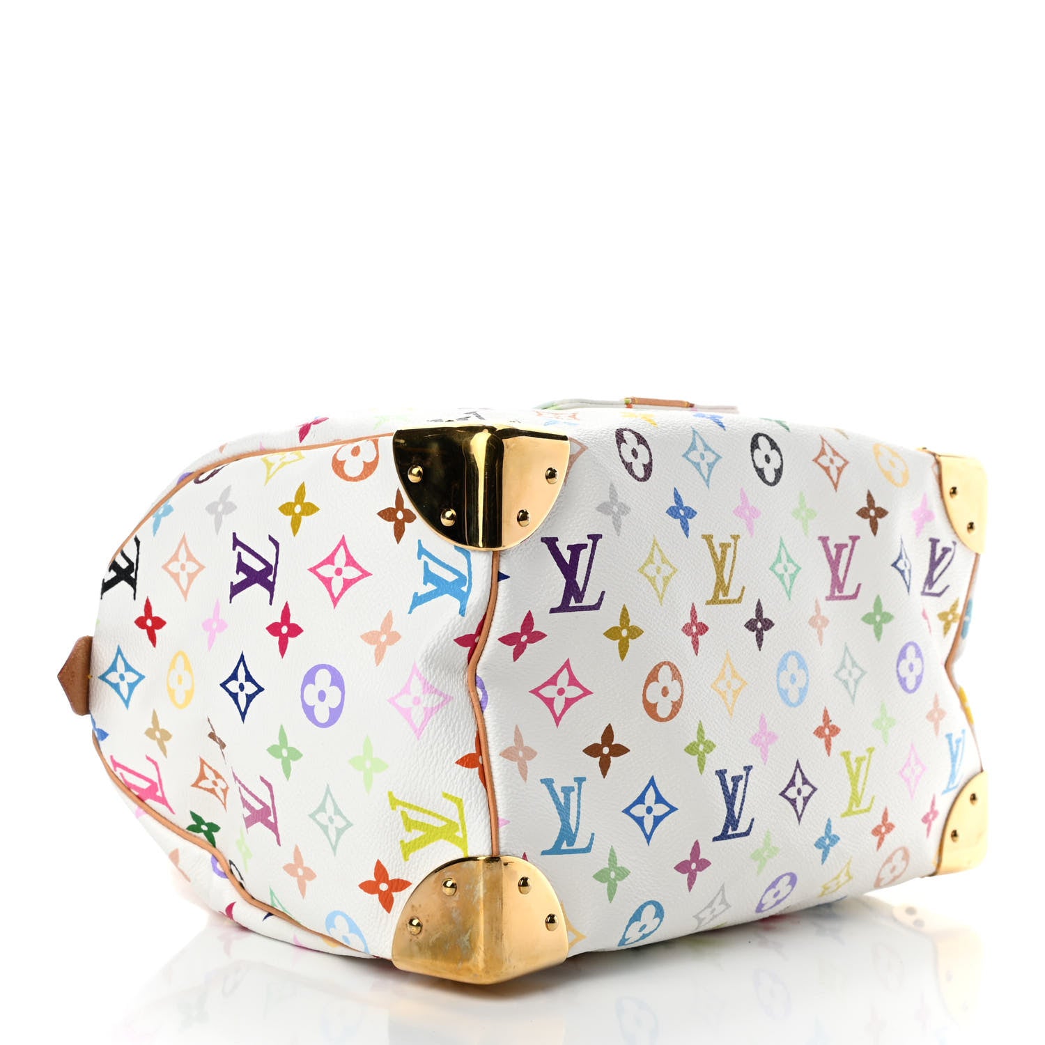 Louis Vuitton Monogram Multicolor Speedy 30 White 3 of 4