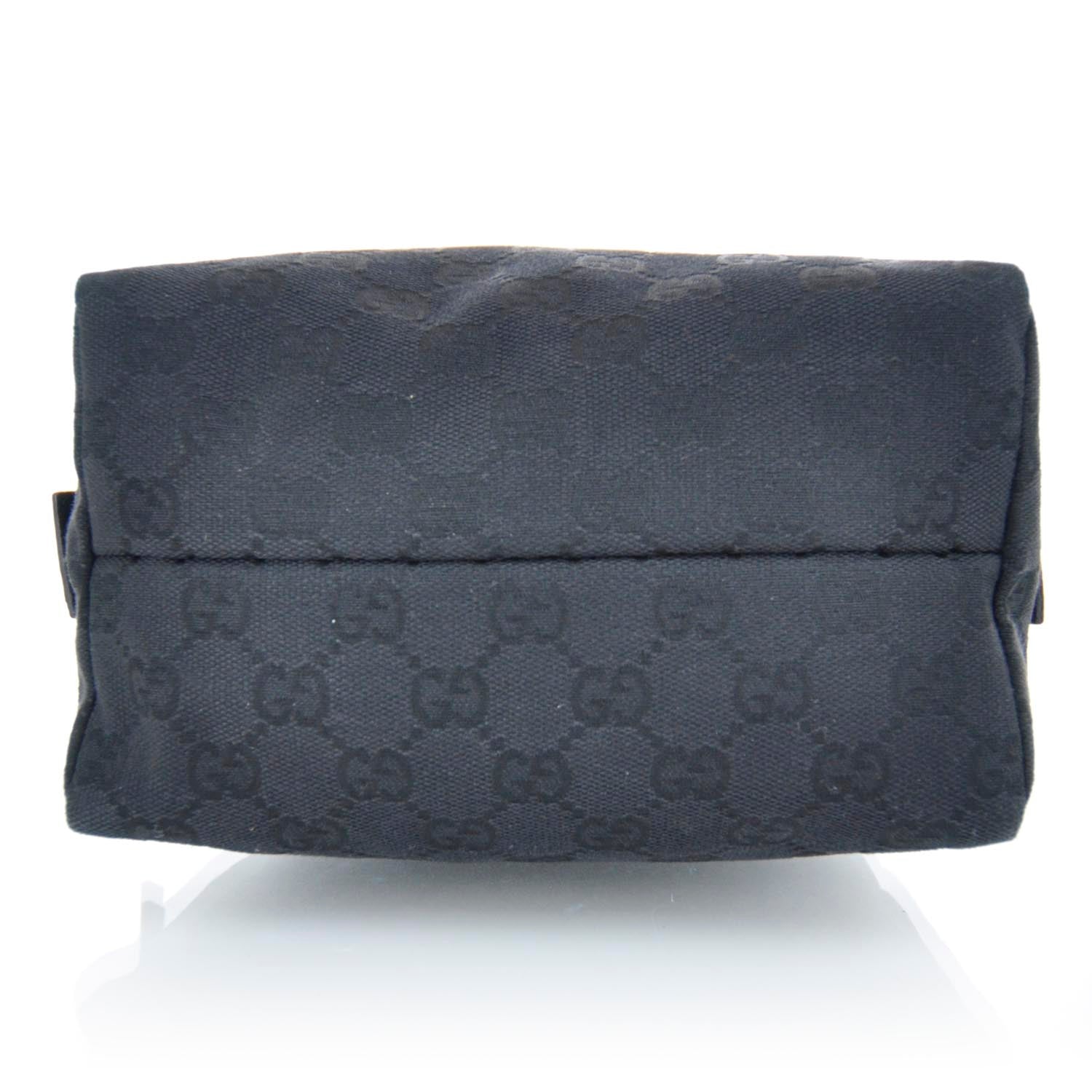Gucci Monogram Large Balthus Cosmetic Pouch Black 4 of 8