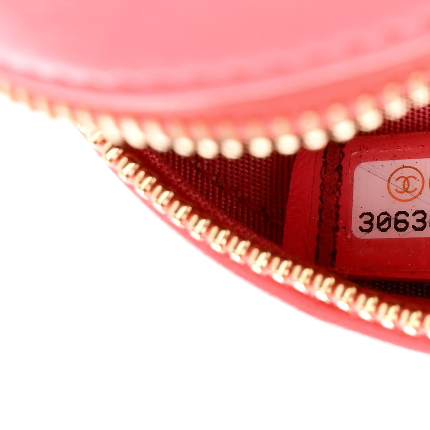 Chanel Lambskin Quilted Large CC Round Clutch With Chain Pink 7 of 12