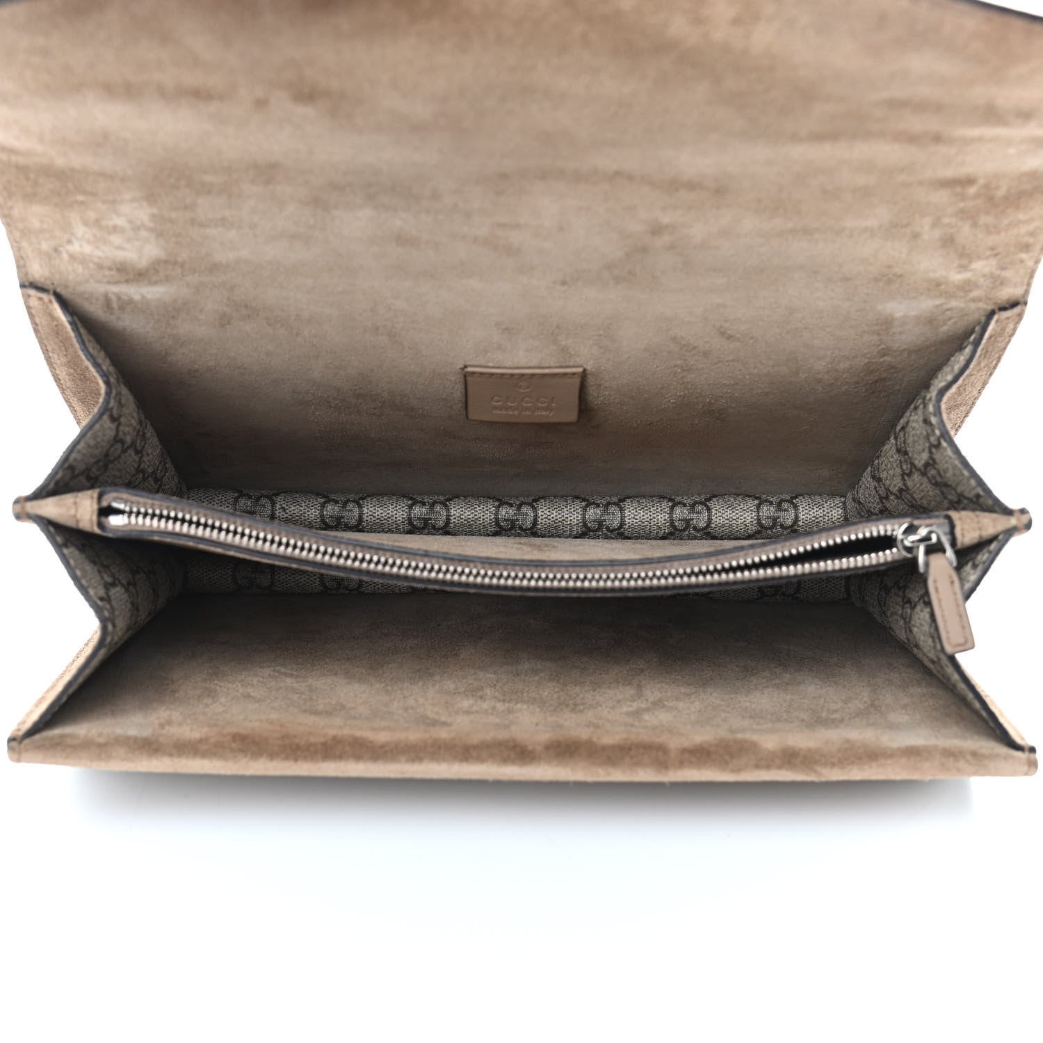 Gucci GG Supreme Monogram Small Dionysus Shoulder Bag Taupe 5 of 11