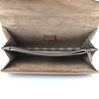 Gucci GG Supreme Monogram Small Dionysus Shoulder Bag Taupe 5 of 11
