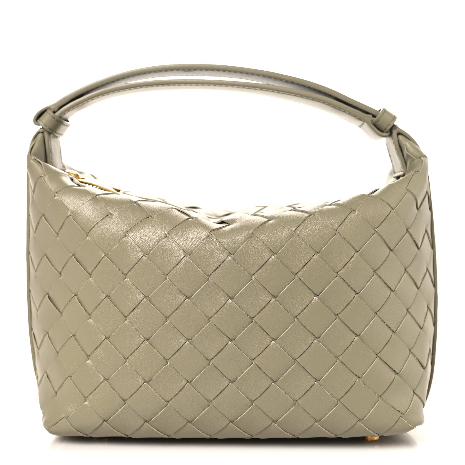 Bottega Veneta Calfskin Nappa Intrecciato Mini Wallace Travertine Travertine 1 of 9