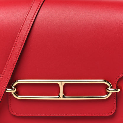 Hermes Swift Mini Sac Roulis Rouge Piment 8 of 10