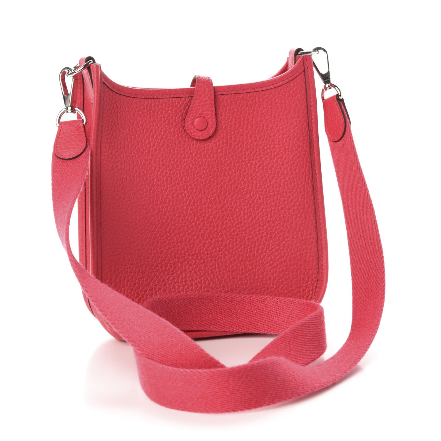 Hermes Taurillon Clemence Evelyne TPM Rose Extreme 3 of 11