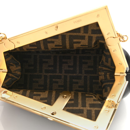 Fendi Shiny Nappa Small Fendi First Black 5 of 8