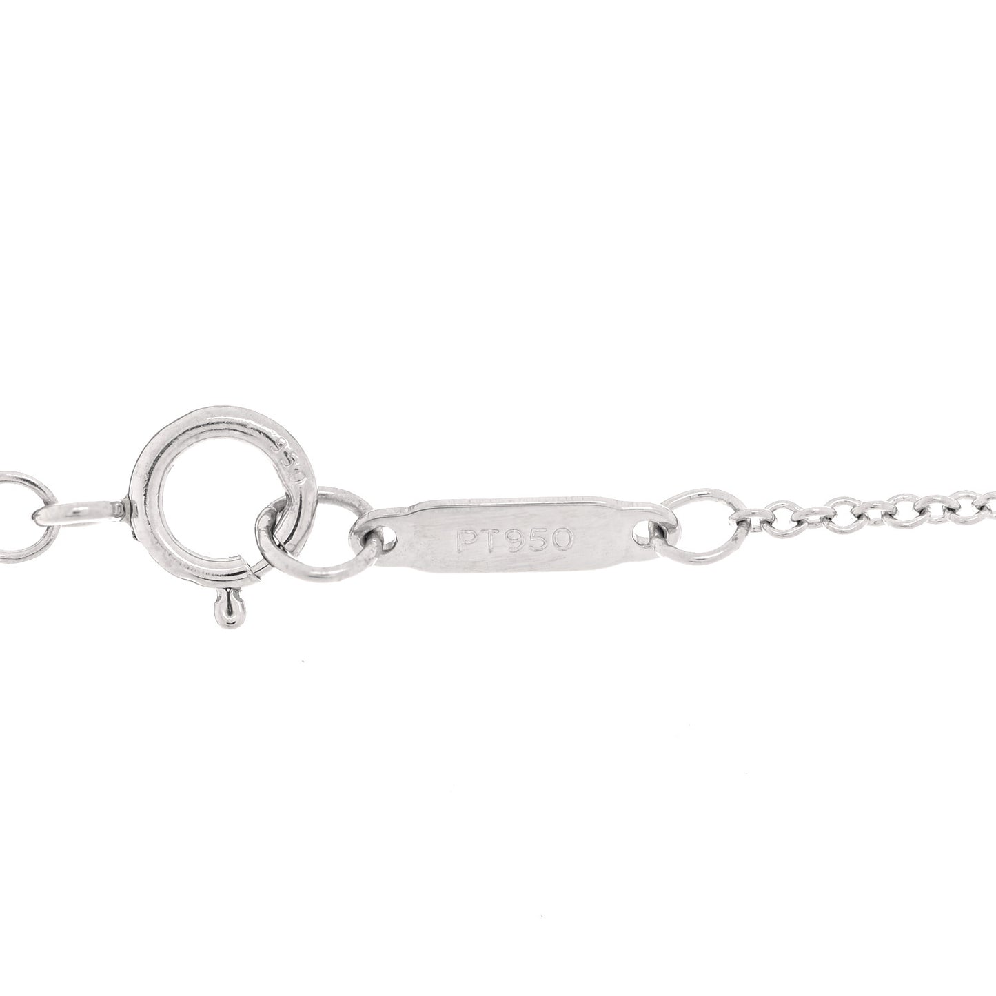 Platinum Diamond Small Jazz Cross Pendant Necklace