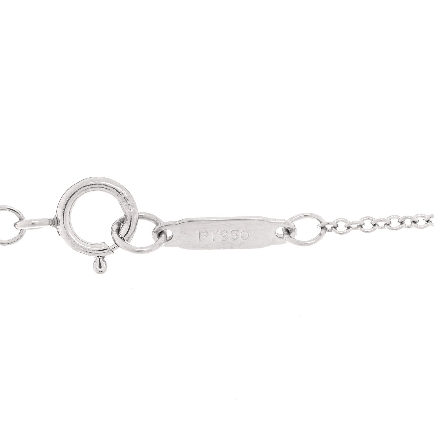 Tiffany Platinum Diamond Small Jazz Cross Pendant Necklace 10 of 12