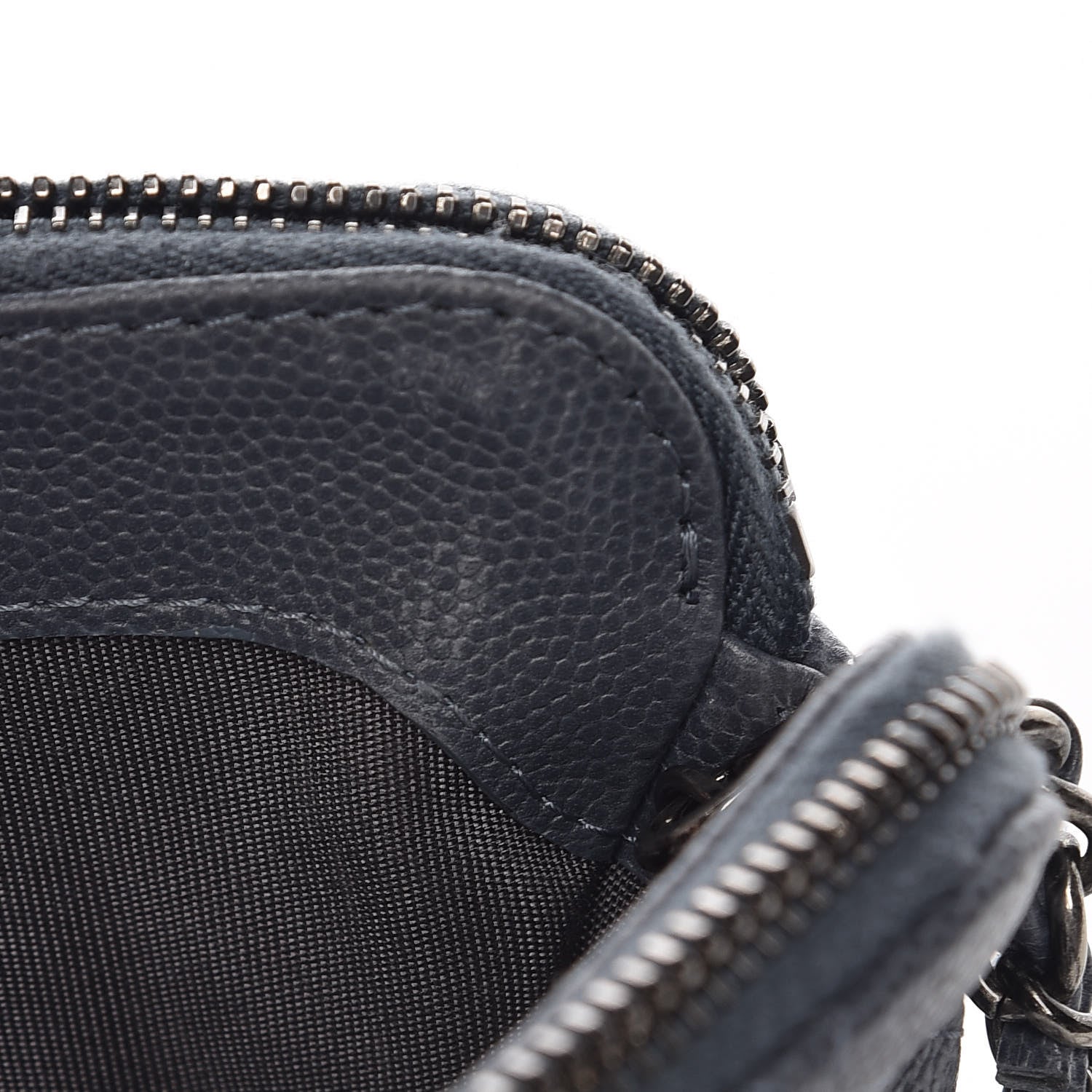 Chanel Caviar Quilted Small Clutch With Chain Grey 12 of 17