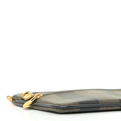 Fendi Pequin Zip Clutch Tobacco 8 of 13