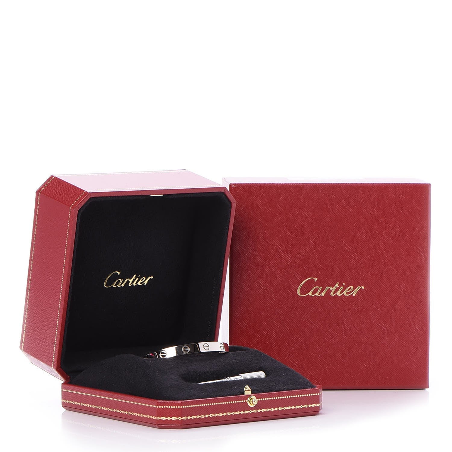 Cartier 18K White Gold LOVE Bracelet 16 6 of 6