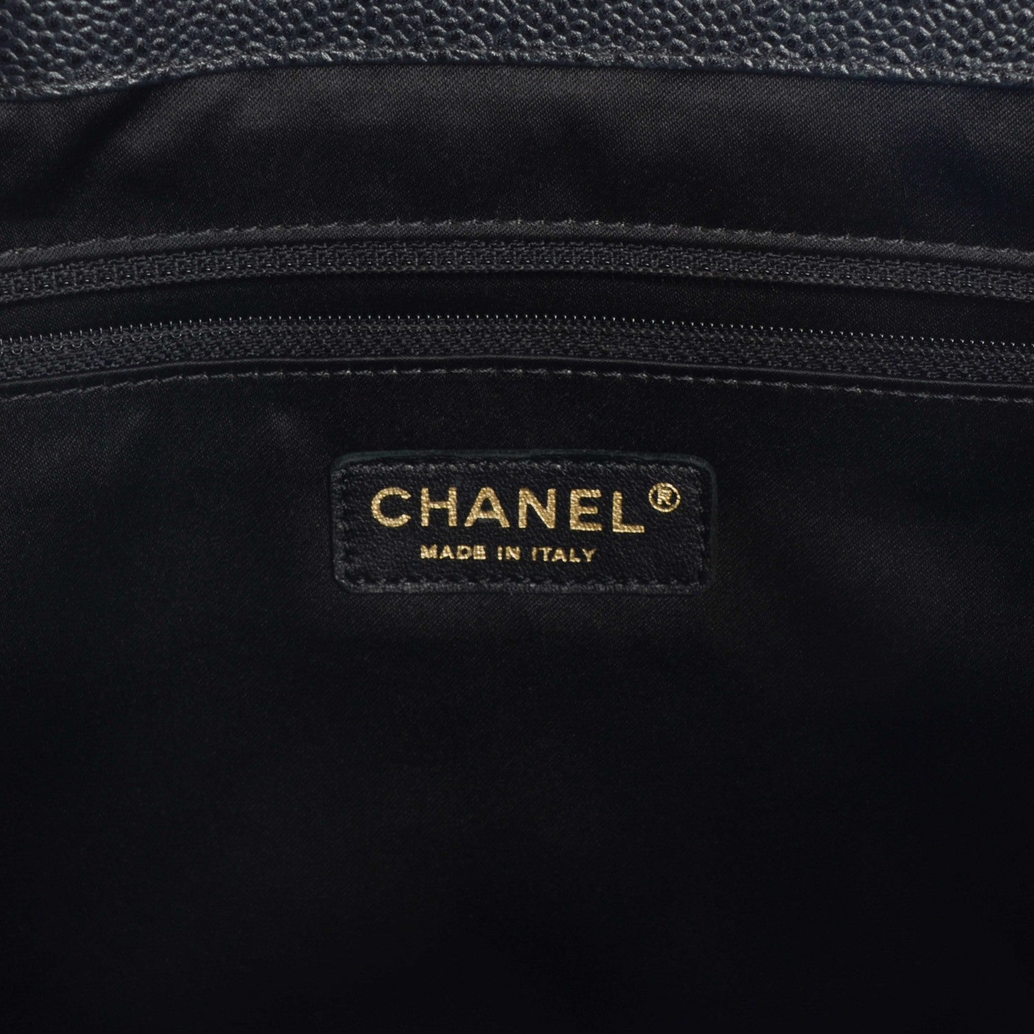Chanel Caviar Quilted XL Grand Shopping Tote GST Black 6 of 7