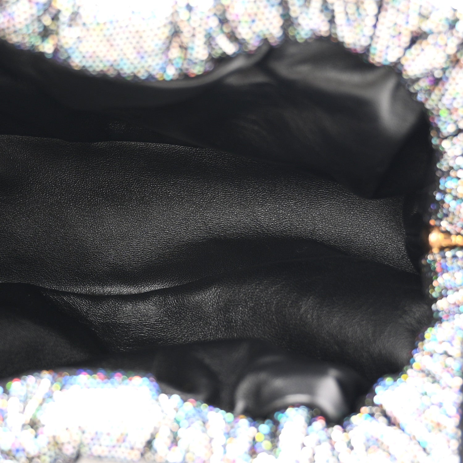 Mansur Gavriel Glitter Calfskin Mini Cloud Clutch Multicolor 5 of 9