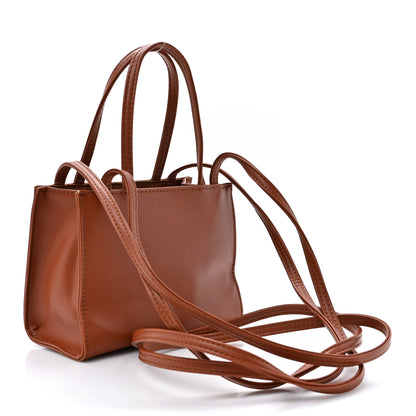 Telfar Vegan Leather Small Shopping Bag Tan 3 of 14