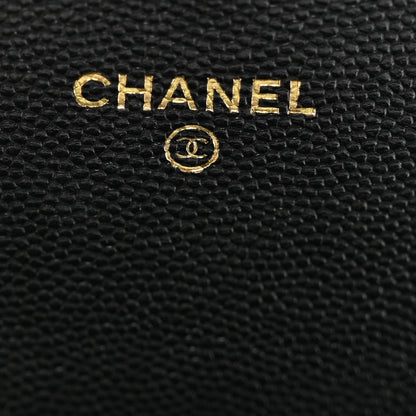 Chanel Caviar Quilted Mademoiselle Vintage Flap Wallet Black 6 of 9