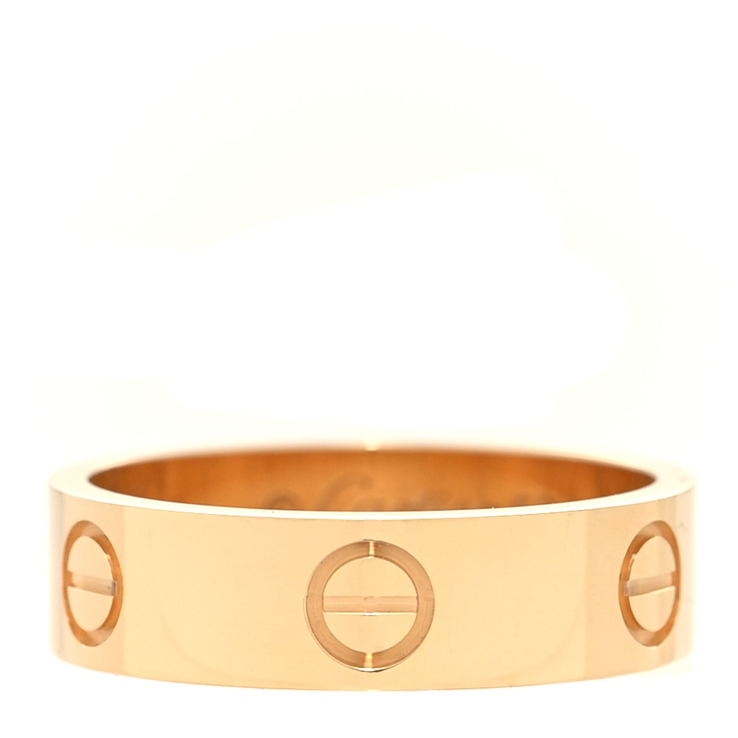 18K Yellow Gold 5.5mm LOVE Ring 56 7.5