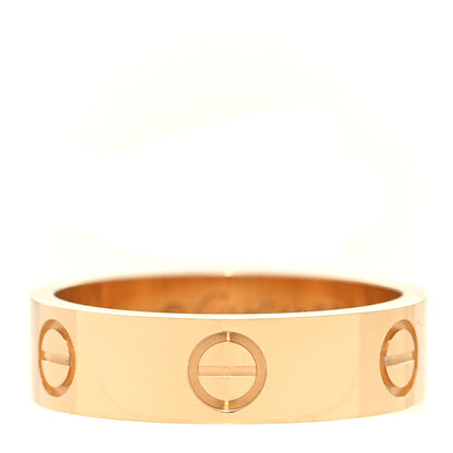Cartier 18K Yellow Gold 5.5mm LOVE Ring 56 7.5 1 of 5