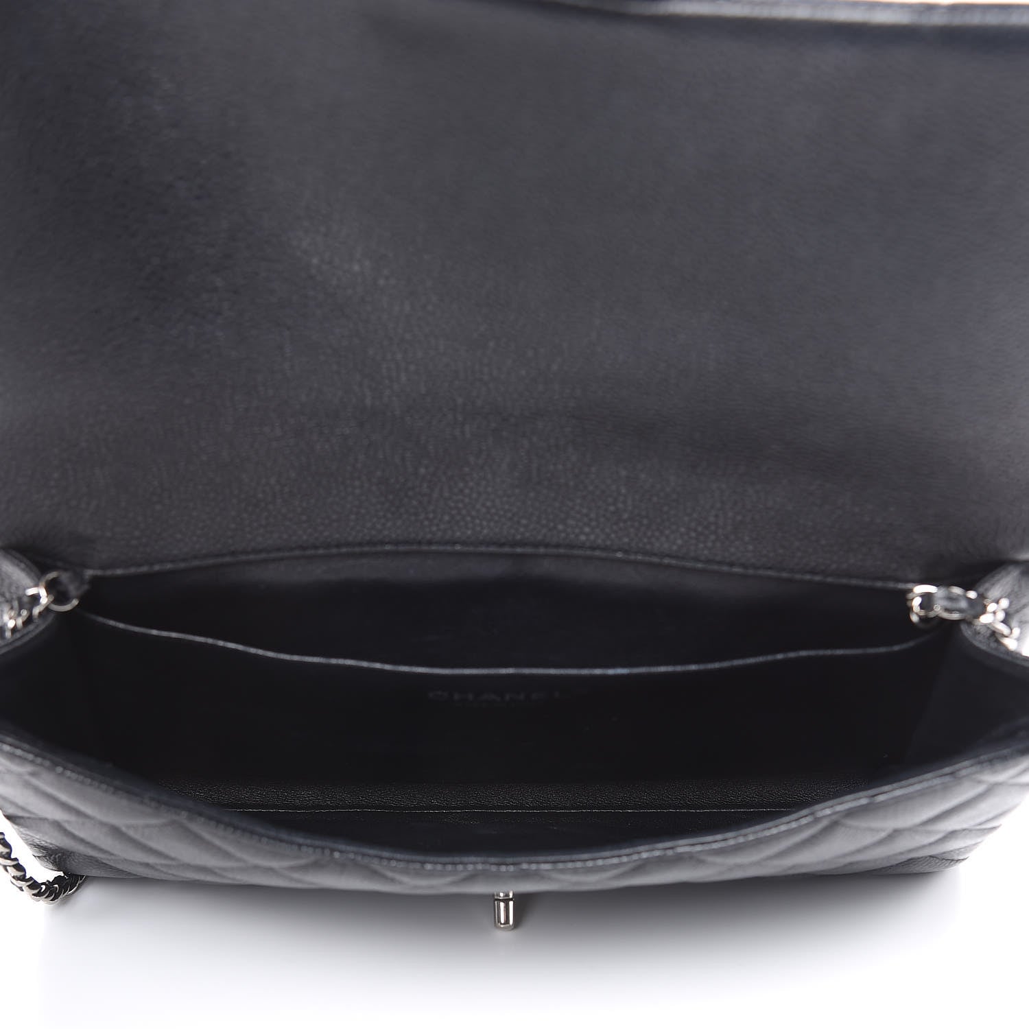 Chanel Caviar Quilted Clutch With Chain Flap Black 5 of 14