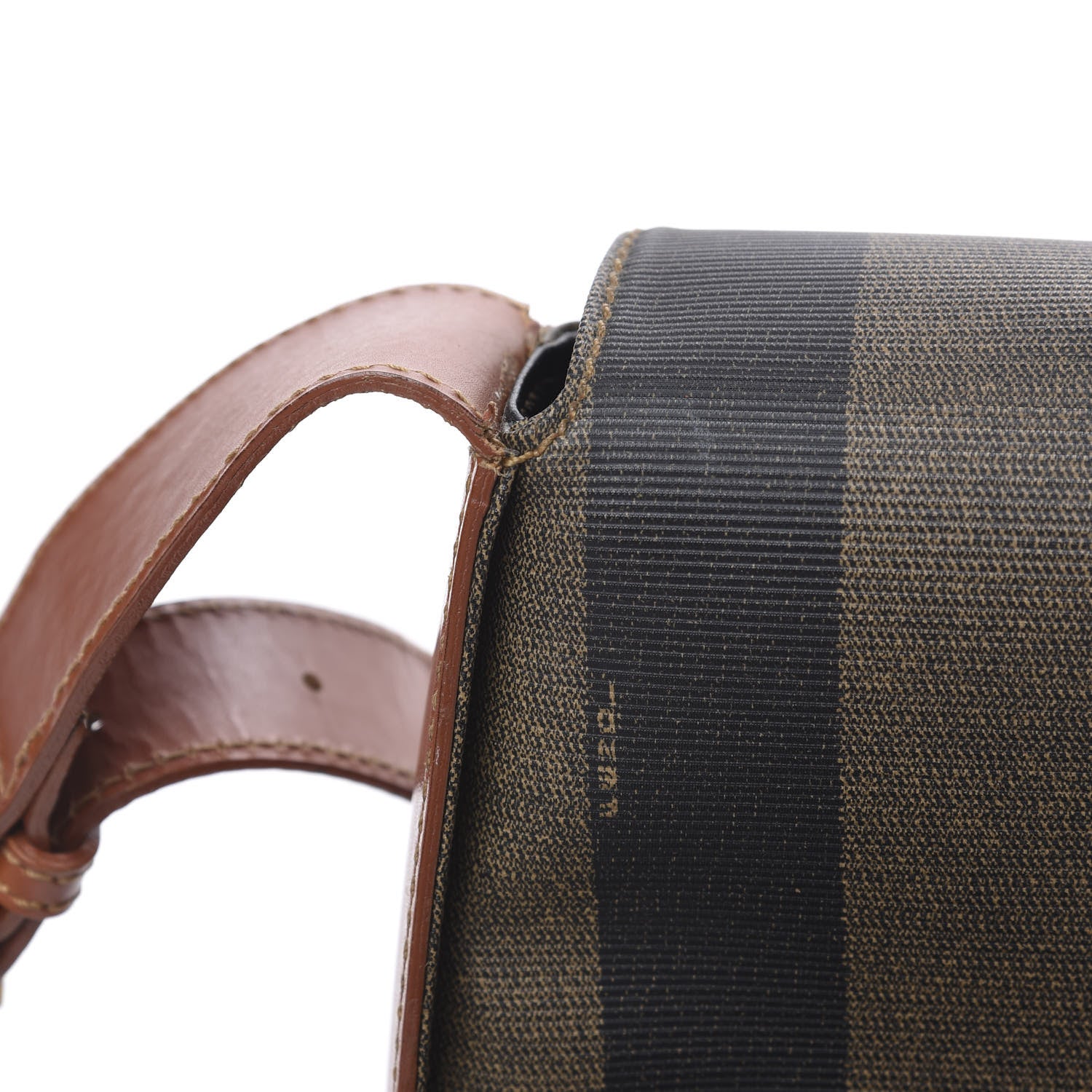 Fendi Pequin Spalmati Shoulder Bag Cuoio 11 of 11