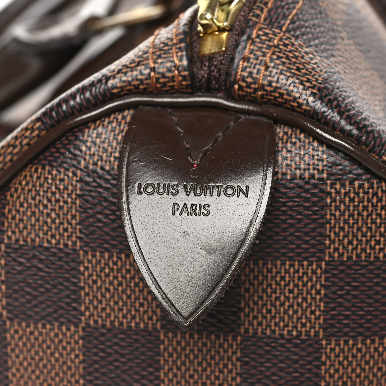 Louis Vuitton Damier Ebene Speedy 30 6 of 9