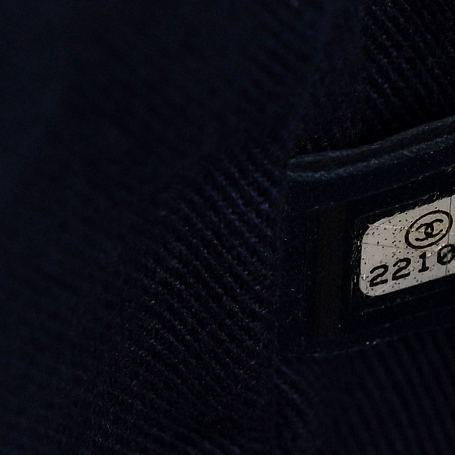 Chanel Calfskin Stitched Flap Bag Navy 7 of 12