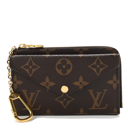 Louis Vuitton Monogram Recto Verso Card Holder Black 1 of 7