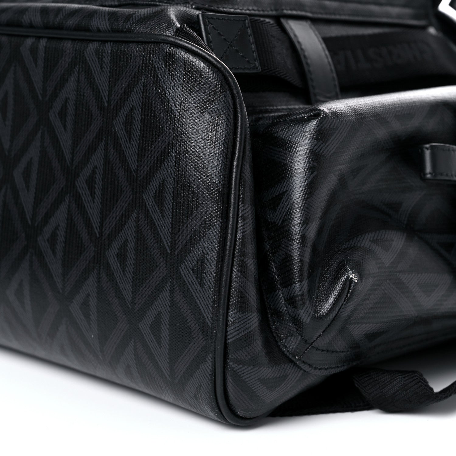 Christian Dior Canvas CD Diamond Hit The Road Backpack Black 8 of 10