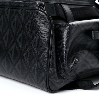 Christian Dior Canvas CD Diamond Hit The Road Backpack Black 8 of 10
