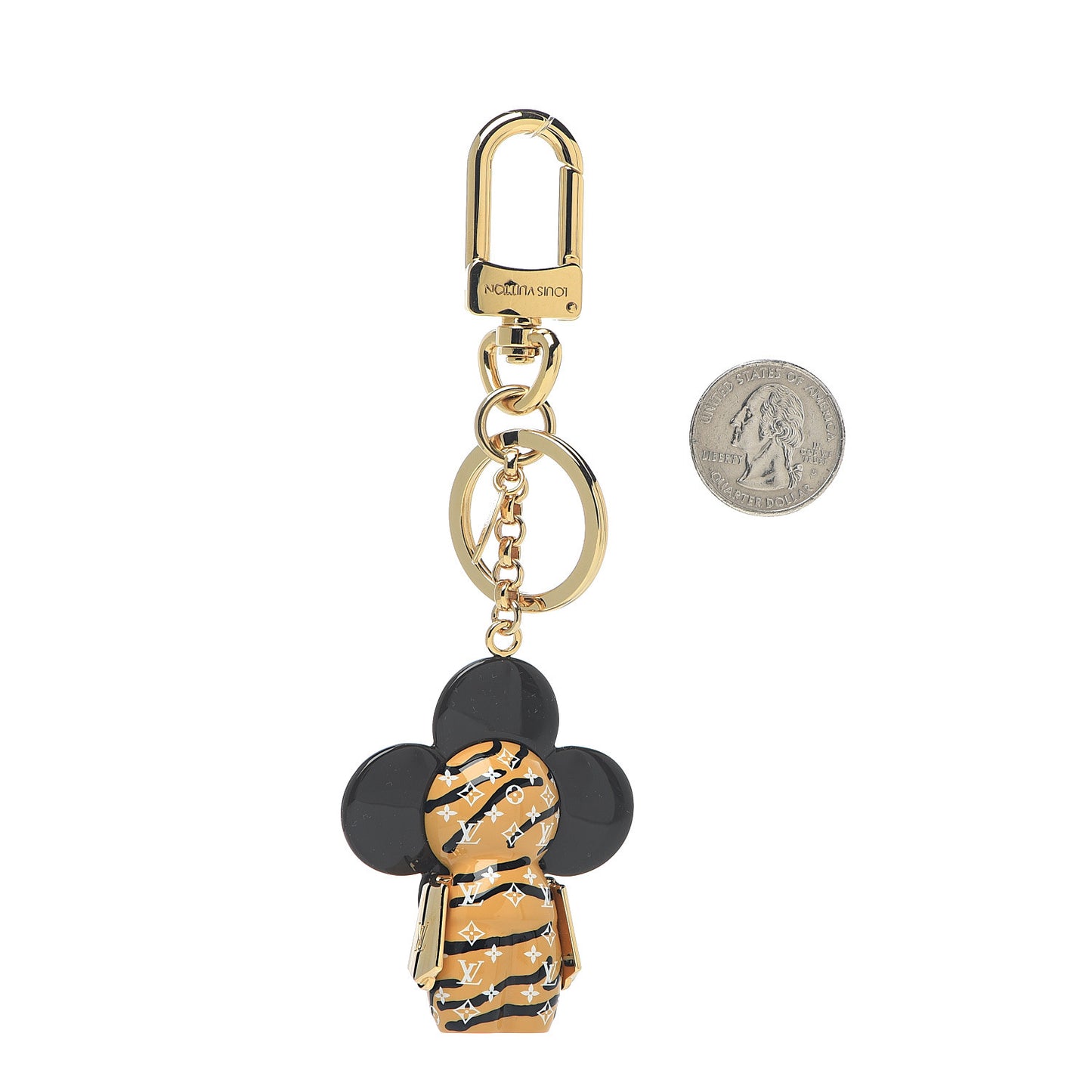 Resin Wood Vivienne Jungle Bag Charm Key Holder