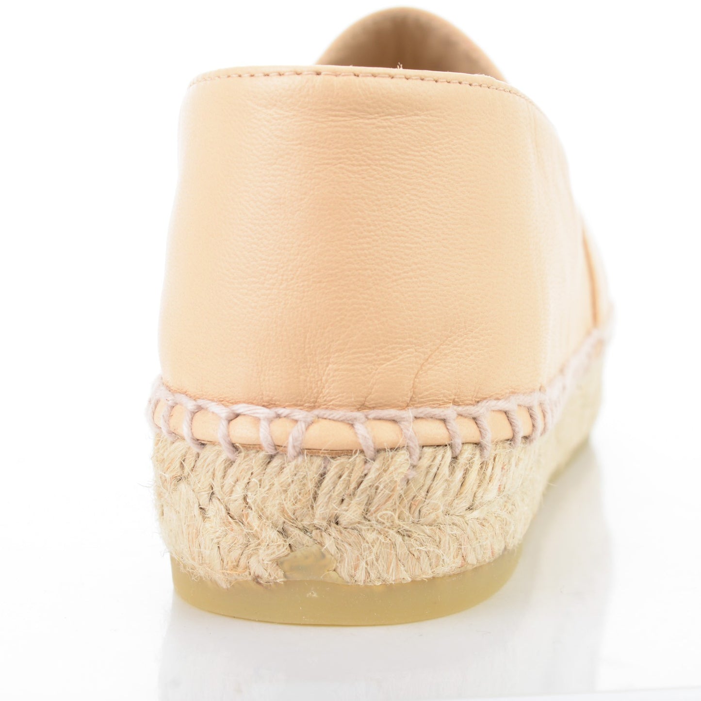 Lambskin CC Espadrilles 35 Beige Black
