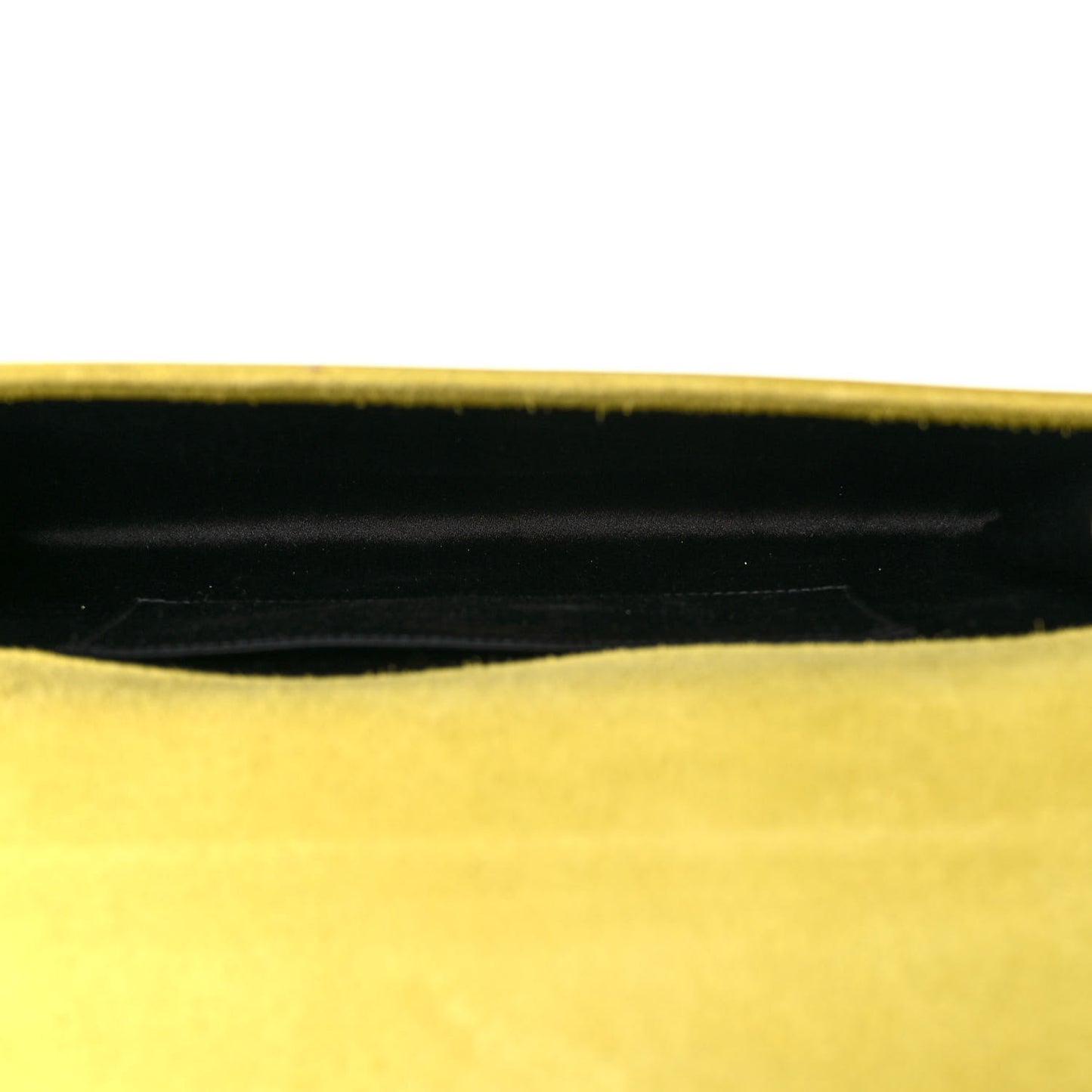Patent Calfskin Monogram Large Belle De Jour Clutch Yellow