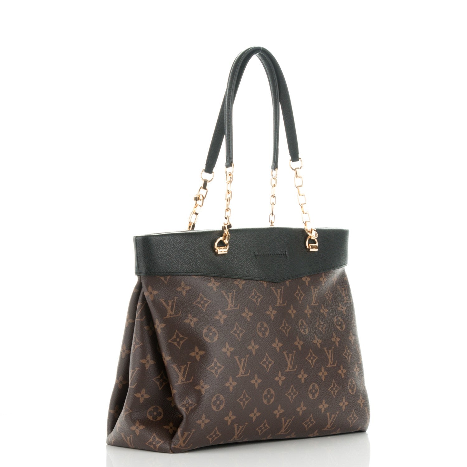 Louis Vuitton Monogram Pallas Shopper Black 3 of 7