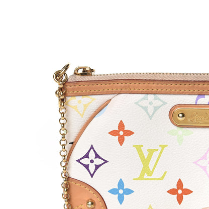Louis Vuitton Monogram Multicolor Pochette Milla MM White 8 of 11