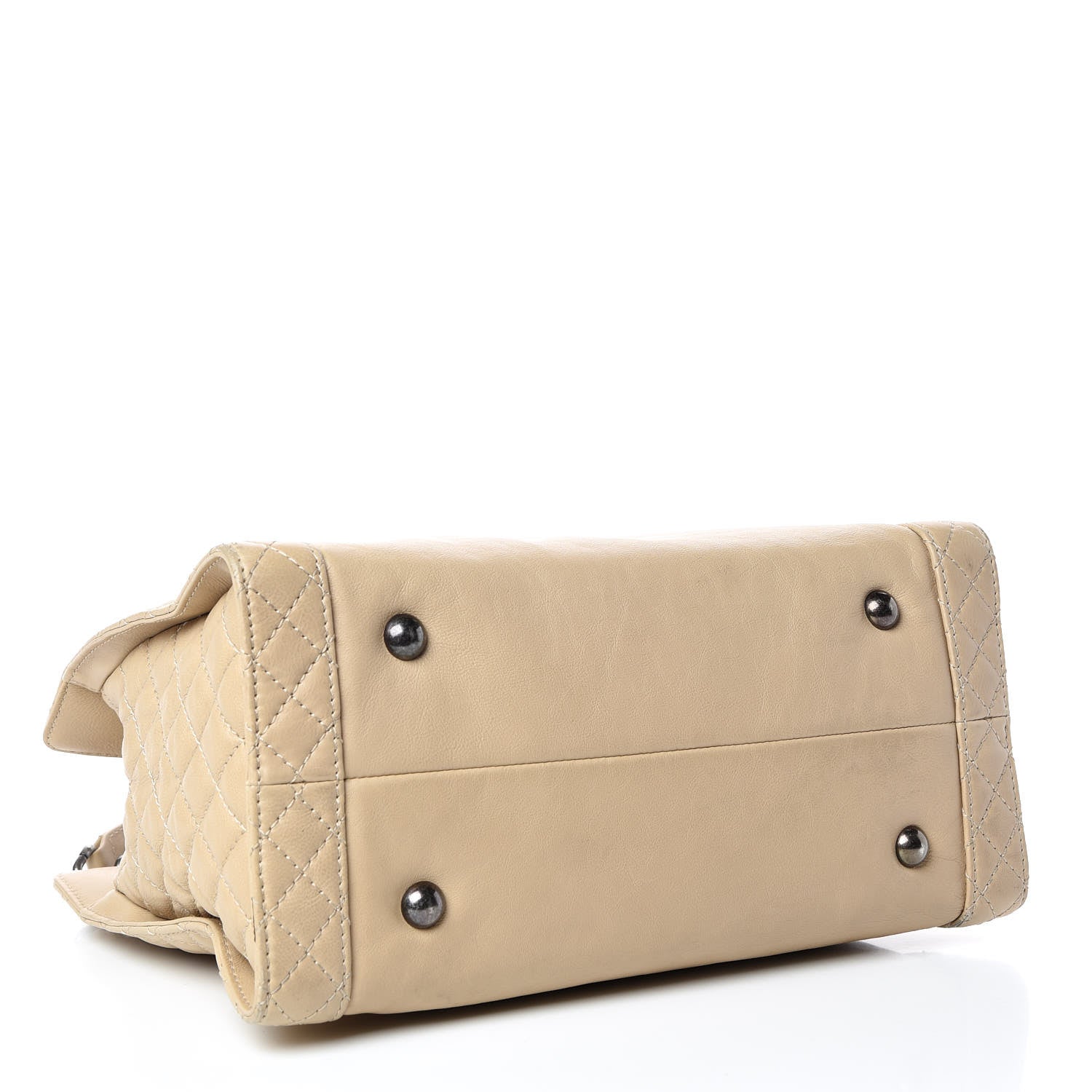 Chanel Lambskin Boy Reverso Shopping Tote Beige 4 of 26