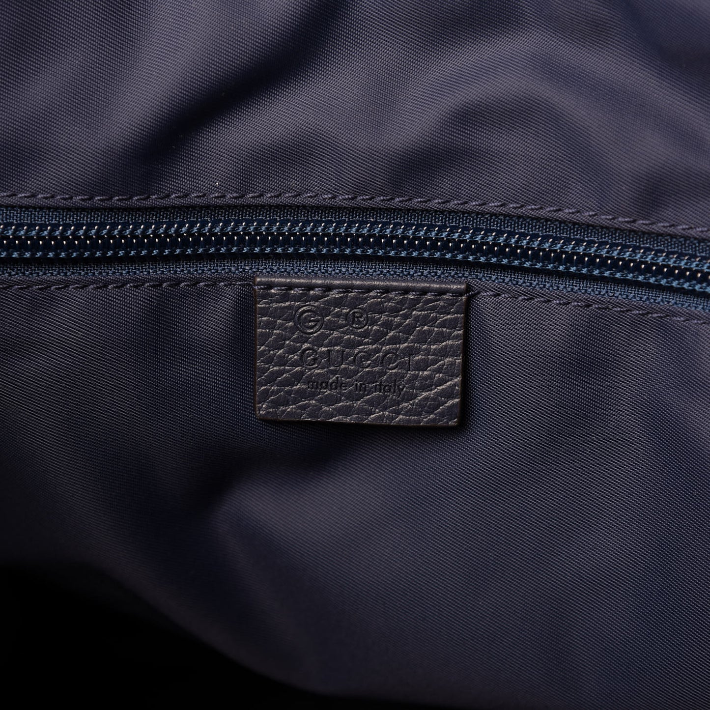 Nylon Monogram Zippered Tote Tide