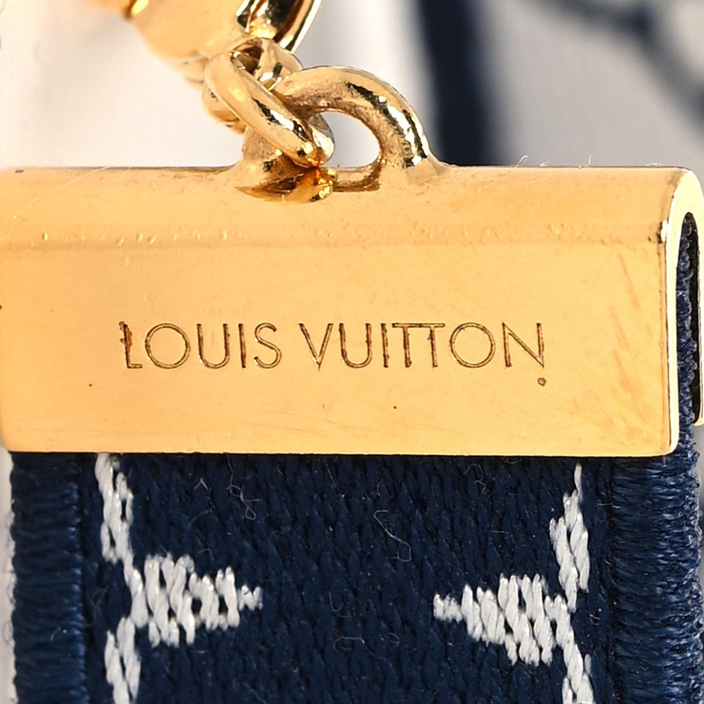 Woven LV Buddy Bracelet Bleu Marine