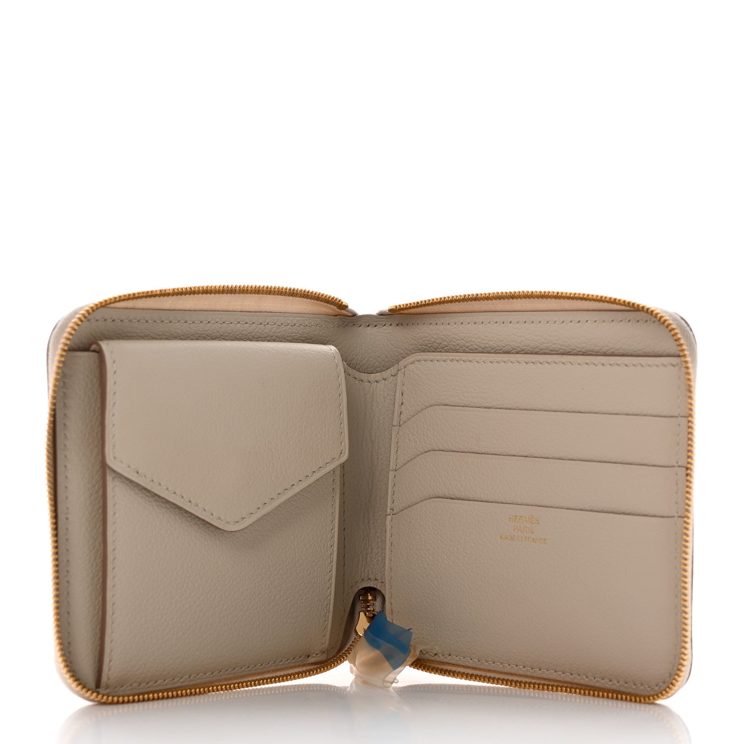 Hermes Evercolor Chaine D'Ancre Zipengo II Wallet Gris Perle 5 of 7